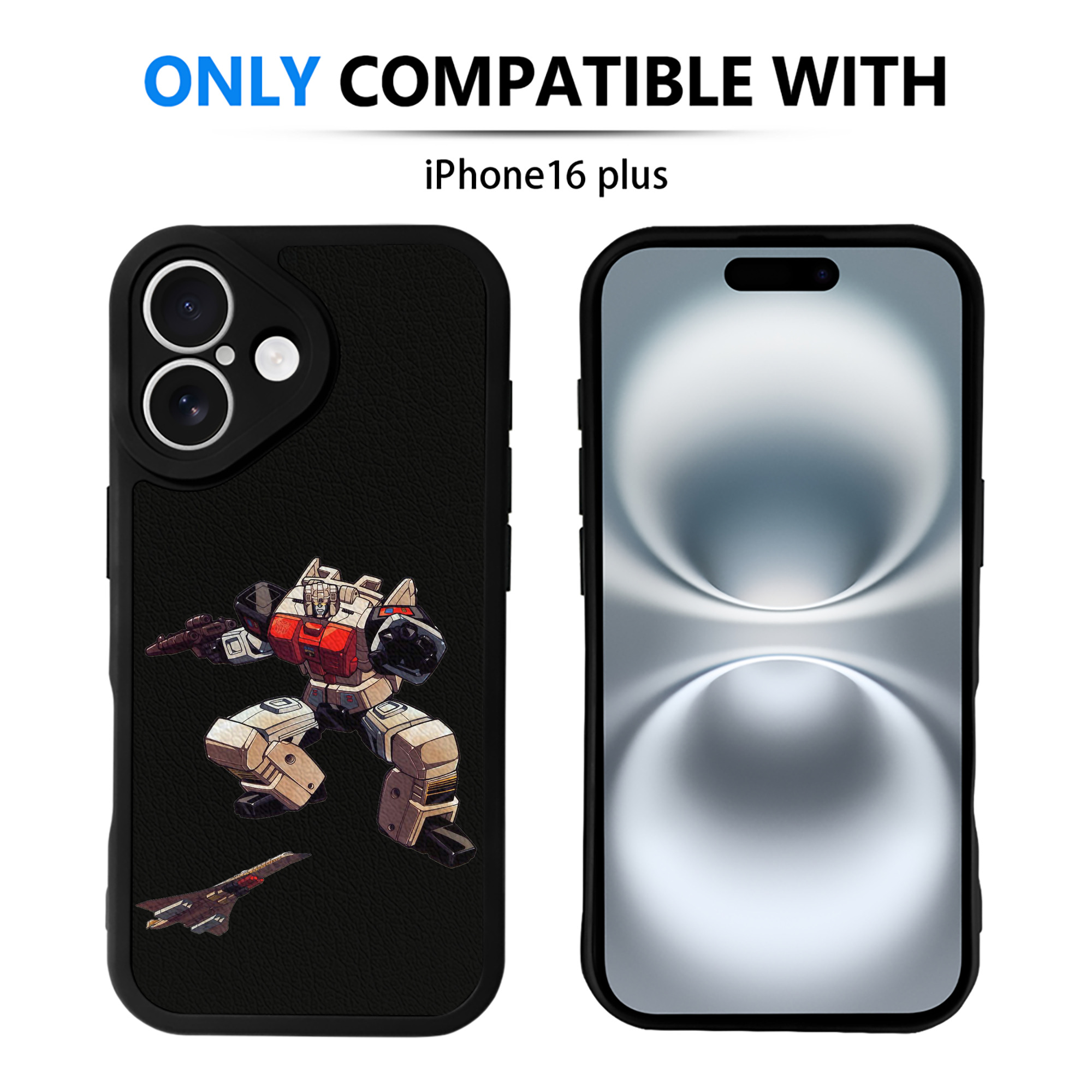 （画像用）  【iPhone 16シリーズ対応】シリコンスマホケース（レザー調） 材質：シリコン